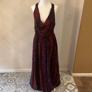 Anthropologie HD in Paris  100% silk maxi dress